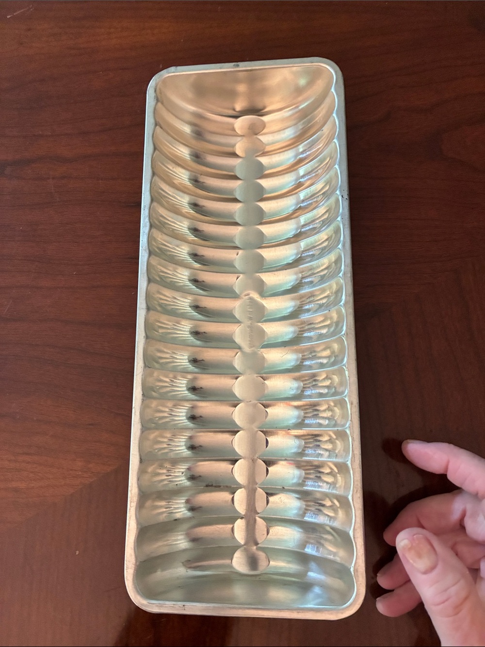 Vintage Scandinavian Almond Cake Pan Made West Germany Primitive Kitchen Decor